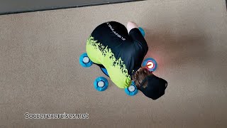 Bosu Balance BlazePod Reaction Drill with Stick by @Soccer-Exercises
