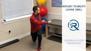 Rotary Stability Lunge Drill | Running Injury Prevention & Strength | SLC UT Sports Chiropractor