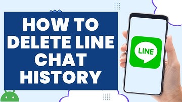 how to delete line chat history