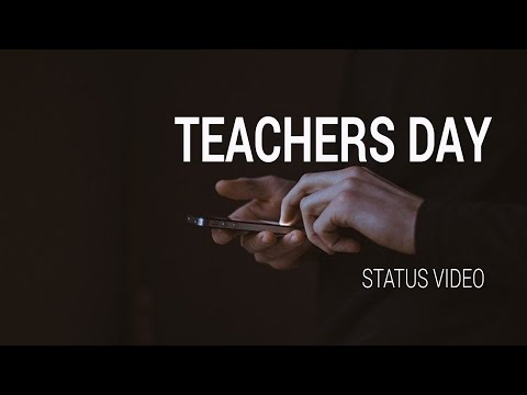 Happy teachers day | WhatsApp status Video | Teachers Day 2020