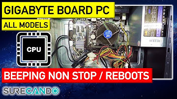 GIGABYTE PC Motherboard Beeping non stop and rebooting. Diagnostics and quick fix.