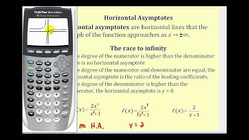 Determining Vertical and Horizontal Asymptotes of Rational Functions