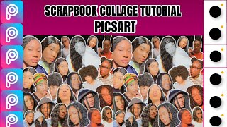 SCRAPBOOK COLLAGE TUTORIAL | PICSART screenshot 2