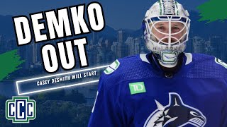 THATCHER DEMKO OUT FOR GAME 2…AND POTENTIALLY THE SERIES