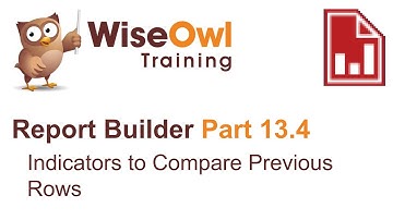 SSRS Report Builder Part 13.4 - Indicators to Compare Previous Rows