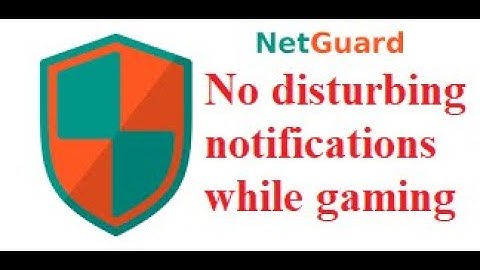 block notifications and video calls while gaming