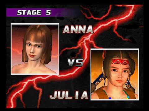 Tekken 3 ( PS1 ) - Anna - Arcade Mode - Original Music ( Aug 24, 2017 )