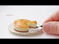 【はじめてでも出来る！】樹脂粘土でミニチュアニューヨークチーズケーキの作り方！How to make a miniature cake with clay.DIY