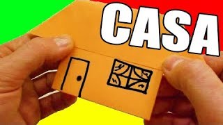 COMO HACER una CASA DE PAPEL |  ORIGAMI FACIL (Muy Fácil)