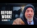 SNOWED IN AT DAYBREAK — Feeding Horses &amp; Chickens Before Work!
