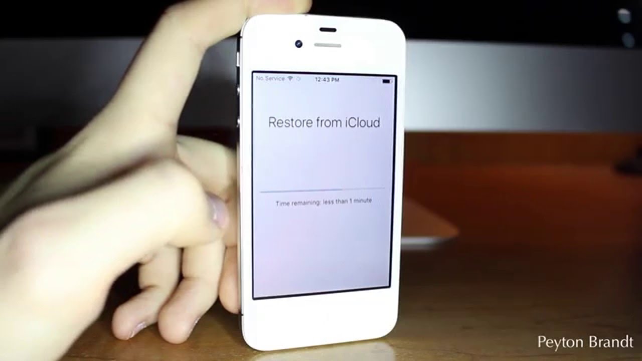 How to Backup and Restore an iPhone using iCloud