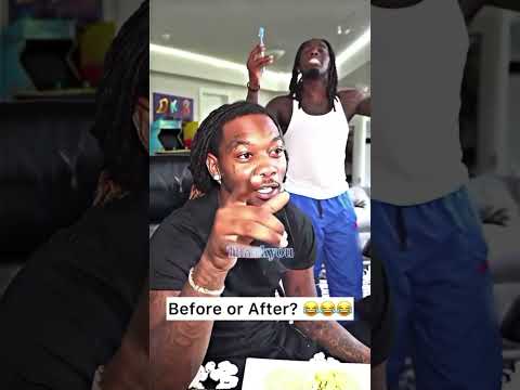 Kai and offset talk about brushing teeth before breakfast 😹😹