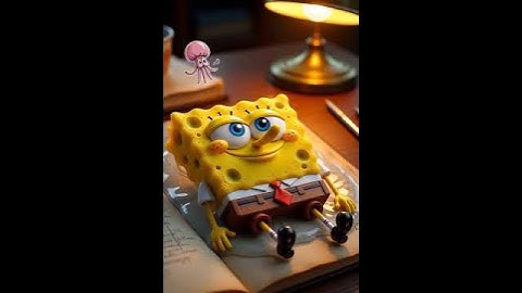 SpongeBob  #art #shortstouch #digitalart #procreate #artist #3dart #drawing
