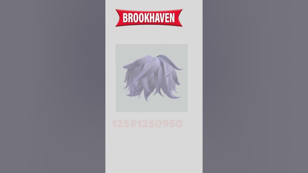 ID DE CABELO MASCULINO PRA USAR NO BROOKHAVEN RP 🏡 #roblox 