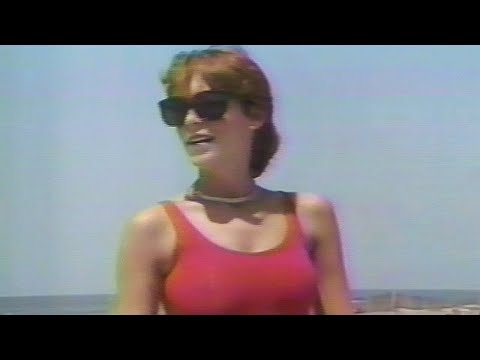 Jamie Lee Curtis 1983 profile with beach footage