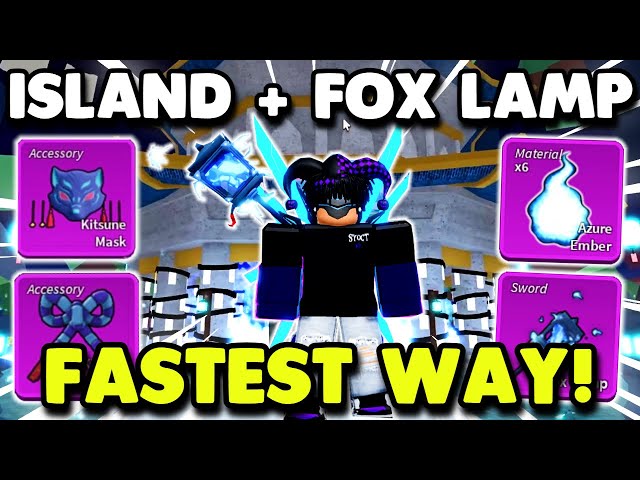 FASTEST WAY To Get FOX LAMP + ALL NEW ITEMS + NEW ISLAND In BLOX FRUITS! class=