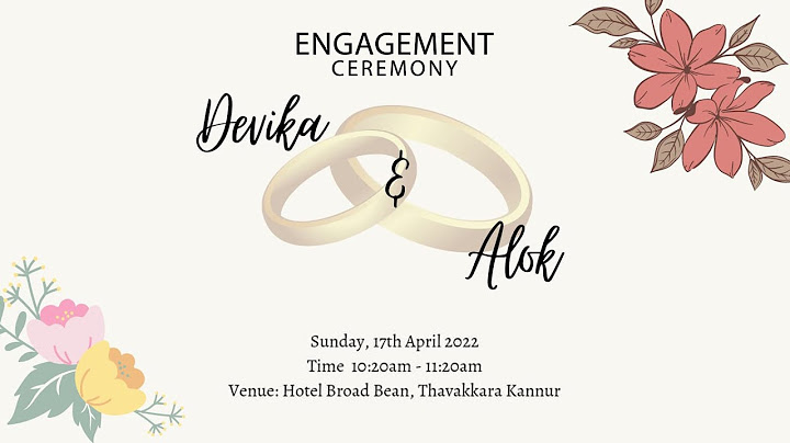 DEVIKA & ALOK ENGAGEMENT CEREMONY | ON 17.04.2022