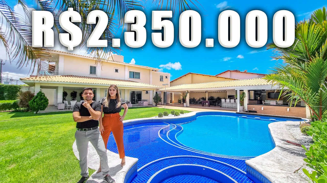 Por Dentro dessa Incrível Casa em Fortaleza-CE R$2.35 Milhões