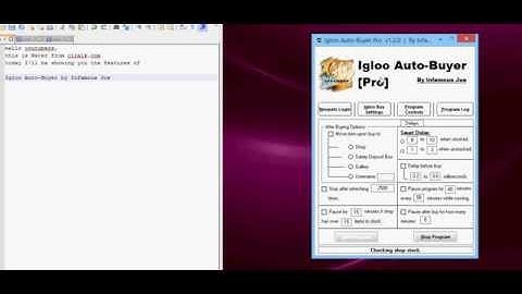 Neopets Cheats: clraik.com IGLOO AUTOBUYER