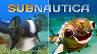 SUBNAUTICA NORMAL VS REALISTIC COMPARISON! @WishQuest