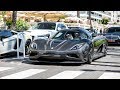 Full Carbon Koenigsegg Agera R Driving on the Road in Monaco & Cannes !