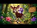 ✨ Meet the Amazing Friend Okapi | Peppy Purple Tales! 🌿