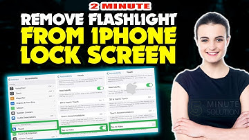 How to remove flashlight from iphone lock screen 2024