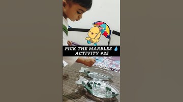 Kies de knikkers! 💦 Fijnmotorische waterspel | Learnwithus-uitdaging l #learnwithus @learnwithus13