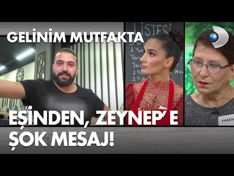 Eşinin mesajı Zeynep'i şoke etti! Gelinim Mutfakta 545. Bölüm