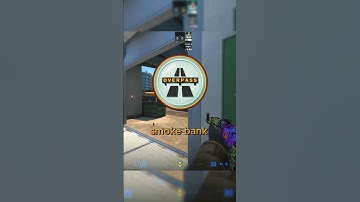 Overpass , Smoke bank #cs2 #cs2overpass #counterstrike