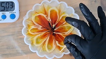 How to Make Bright Double Layer Resin Bloom with 3D Effect