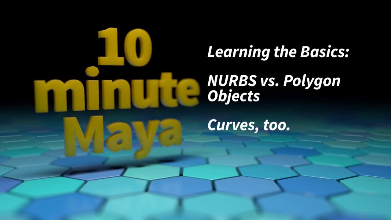 Ten Minute Maya 004 NURBS Vs Polygons YouTube