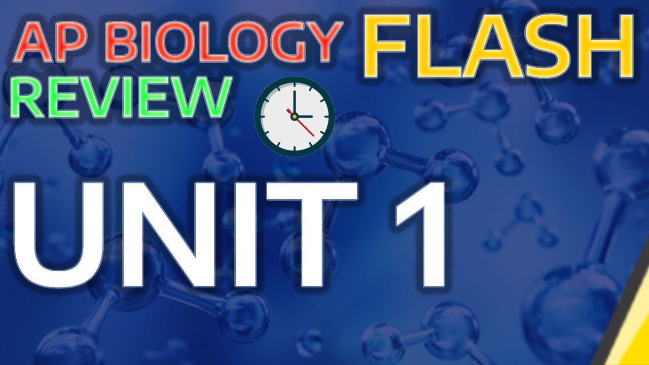 FLASH REVIEW⚡⚡⚡ AP BIO UNIT 1!!!