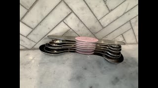 Magnetic measuring spoons that make life so much easier! Affiliate link in description!
