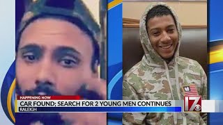 Mothers of men missing after car found abandoned in Raleigh make plea for help
