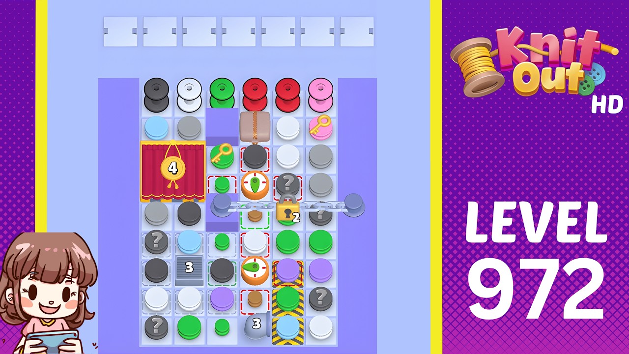 Knit Out Level 972 Solution Walkthrough