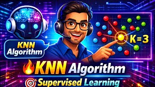 K-Nearest Neighbor (KNN) Algorithm 🔥|Supervised Learning in Machine Learning |Easy Explanation Hindi