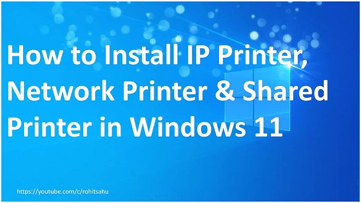 How to Add IP Printer, Network Printer & Shared Printer in Windows 11