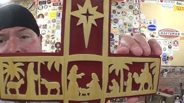 Nativity Cross, Christmas Scroll Saw Project