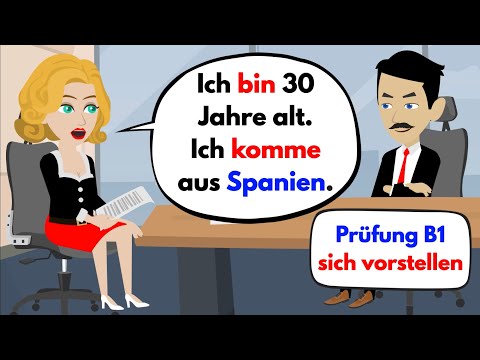 Deutsch lernen | Prüfung B1 Sich vorstellen 2023 ( Telc & DTZ & ÖSD )