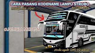 Cara pasang kodename lampu strobo   link kodename nya