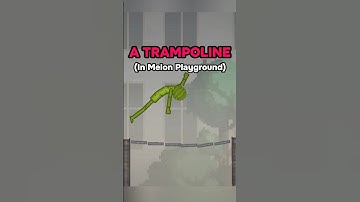 How to make a trampoline in Melon Playground