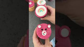 Care bear fans, let’s settle this 🧐💖 #cake #cakedecorating #carebears #cupcakes