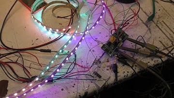 Driving multiple WS2812 LED strings using DMA on PIC32MX