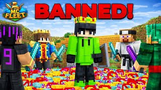 I Got BANNED From MC Fleet Server 😱 #gamerfleet #mcfleet