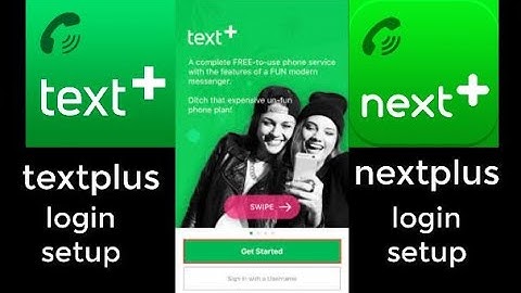Textplus yahoo & gmail login setup | Textplus and nextplus full setup |