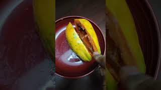 Do Not Recommend Eat Papaya with Worms