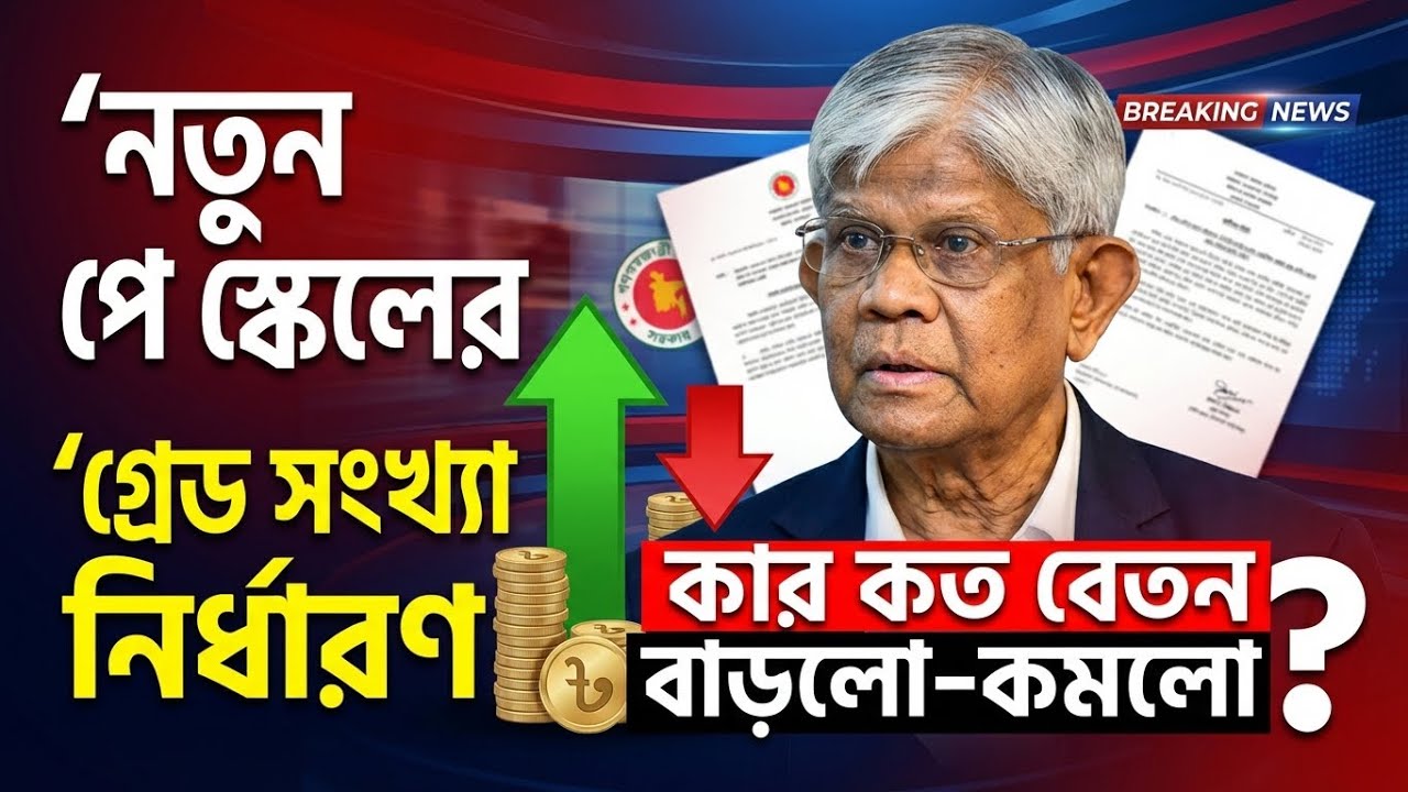 নতুন পে স্কেলের গ্রেড সংখ্যা নির্ধারণ | কার কত বেতন বাড়লো জেনে নিন | pay scale update news today