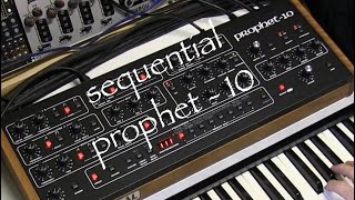 Sequential prophet 10 - first 40 presets - 111-158 - no talking- no effects