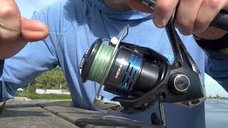 Stop making this MISTAKE WHEN SPOOLING your spinning reel with BRAIDED LINE!!!